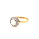 Pre Owned 18ct Opal and Diamond Cluster Ring ZX33 Pre Owned 18ct Opal and Diamond Cluster Ring ZX33